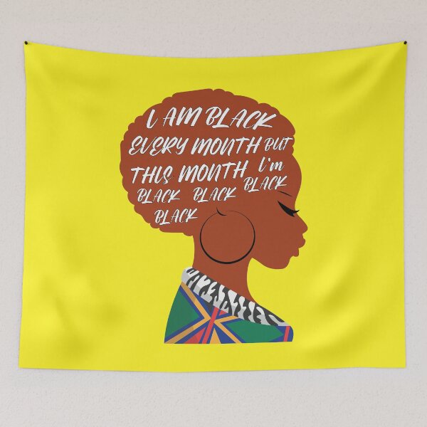 Item preview,  Blackity Black Black African American History Month  designed and sold by PrintItStudio.