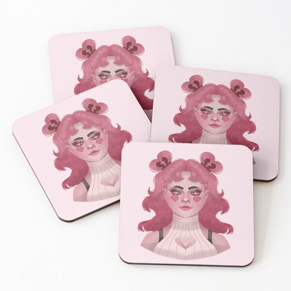 Item preview, Valentines day cute pink girl designed and sold by GiezaDesign.