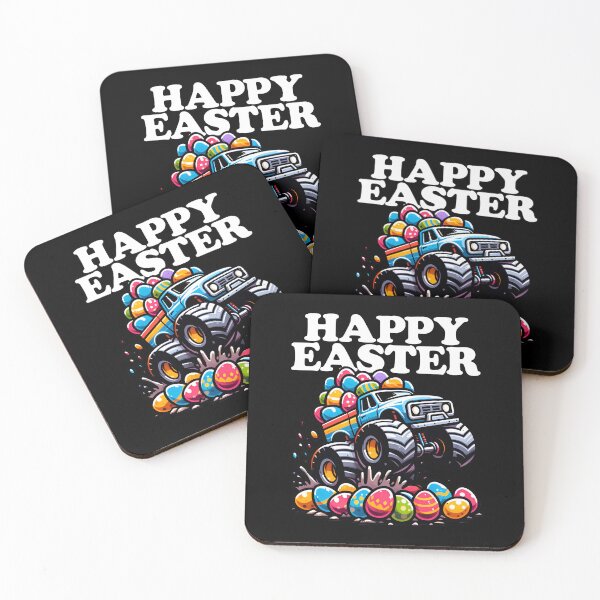 Item preview, Happy Easter Monster Truck designed and sold by DetourShirts.
