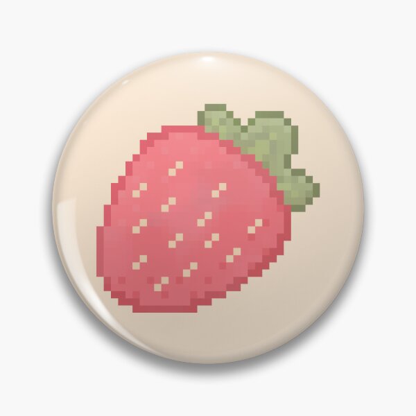 Item preview, Pastel Pixel Strawberry designed and sold by Lala-LazyDaisy.