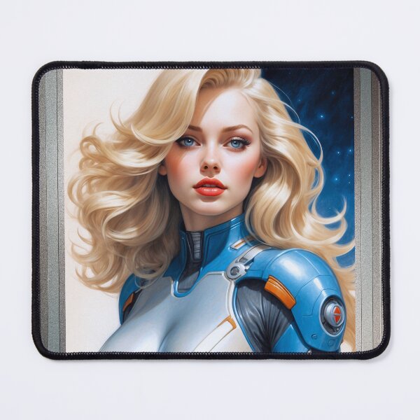 Item preview, Viranda Cavanaugh Beautiful AI Concept Art Illustration Portrait by Xzendor7 designed and sold by Xzendor7 Digital Art Creations.