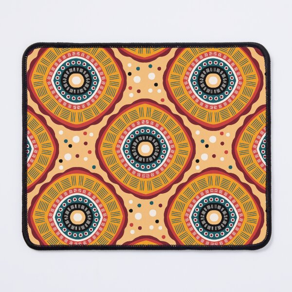 Item preview, "African Harmony: Tribal Motifs Seamless Fabric Pattern for Fashion & Home" designed and sold by Bewthanaporn.