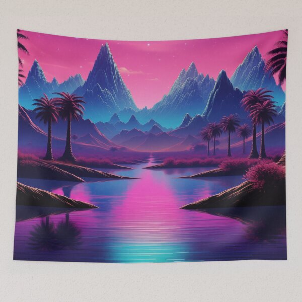 Item preview, Luminous Dreamscape: Atmospheric Synthwave Serenity designed and sold by Mullet Monkey.