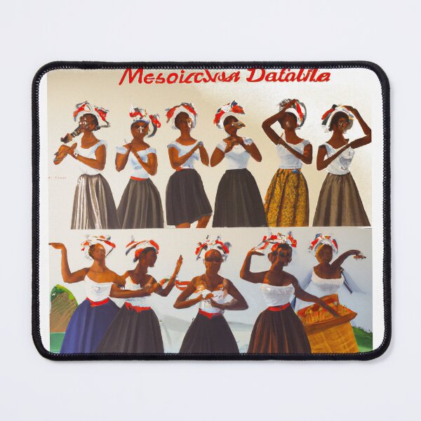 Item preview, Table of Mahorese folk music dancers designed and sold by FoxinhoSoumaila.