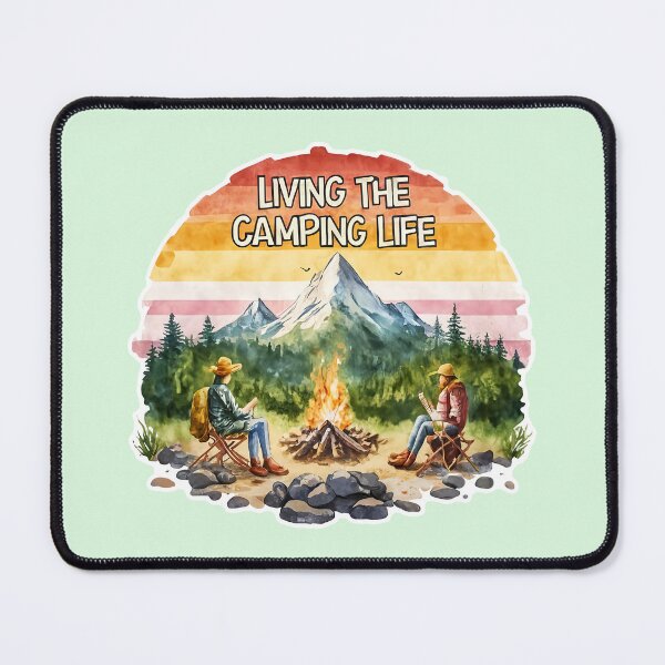 Item preview, Living The Camping Life designed and sold by Delemore Art.