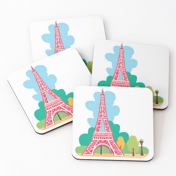 Item preview, Cute Pink Eiffel Tower, Paris  designed and sold by PurpleWay.