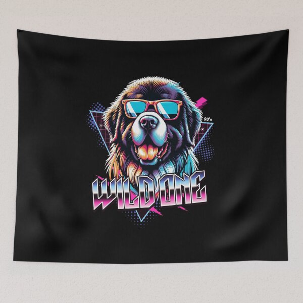 Item preview, Wild One Newfoundland Dog designed and sold by RedDesignSyc.