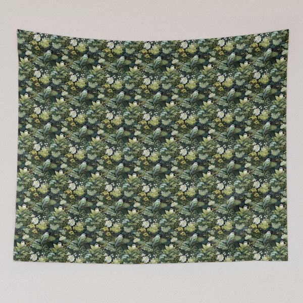 Item preview, forest with birds designed and sold by YeKnot.