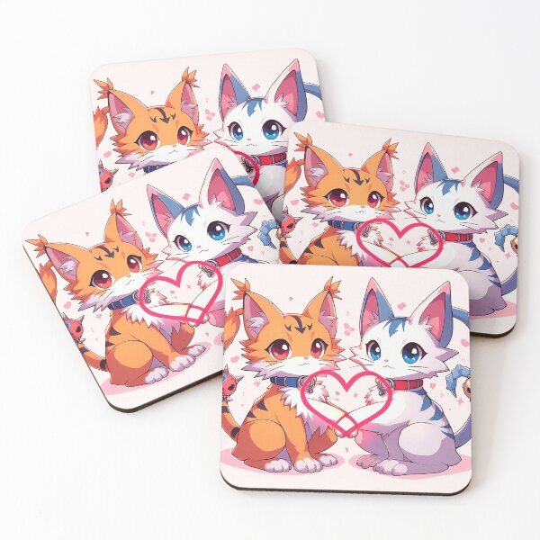 Item preview, Kittens Linking Tails in a Tender Heart designed and sold by Targa-desing.
