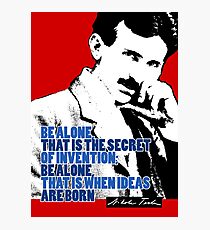 Nikola Tesla Quote 3 Photographic Print