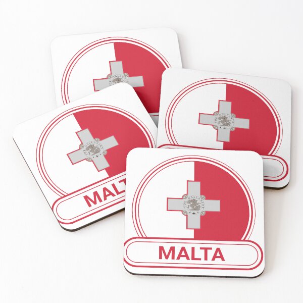 Item preview, Malta Country Badge - Malta Flag designed and sold by chrisrivait.