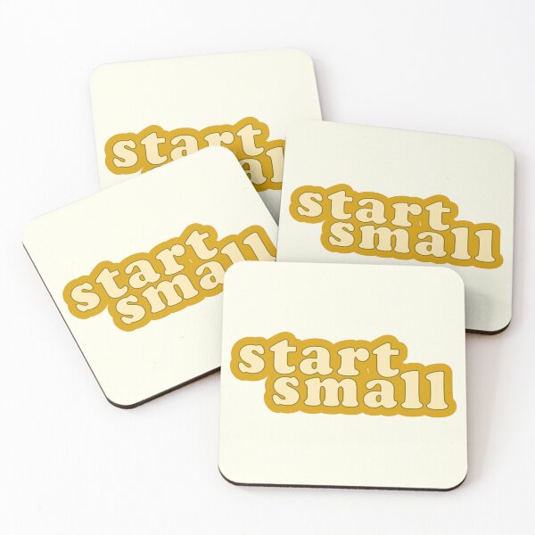 Item preview, Start Small | Motivational small step -  designed and sold by PurpleLoveStore.