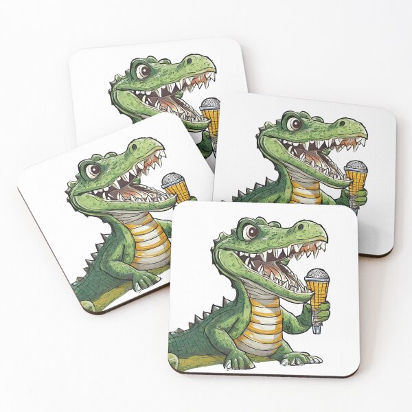 Item preview, Karaoke Crocodile Crooner designed and sold by omerfdln34.