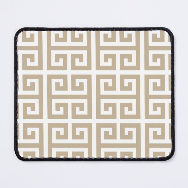 Item preview, Classic Greek Key Pattern (tan/white) designed and sold by Design Minds Boutique.
