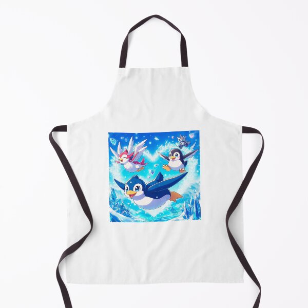 Item preview, Penguins Gliding on a Frosty Heart designed and sold by Targa-desing.