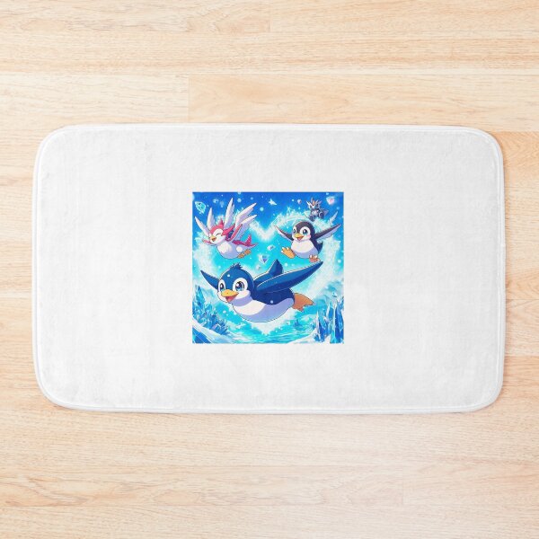 Item preview, Penguins Gliding on a Frosty Heart designed and sold by Targa-desing.