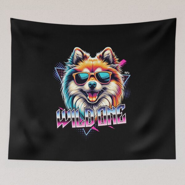 Item preview, Wild One Finnish Spitz Dog designed and sold by RedDesignSyc.