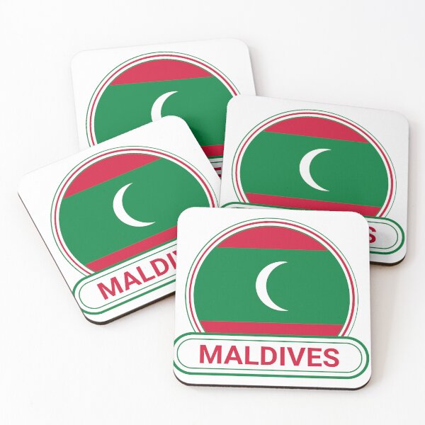 Item preview, Maldives Country Badge - Maldives Flag designed and sold by chrisrivait.
