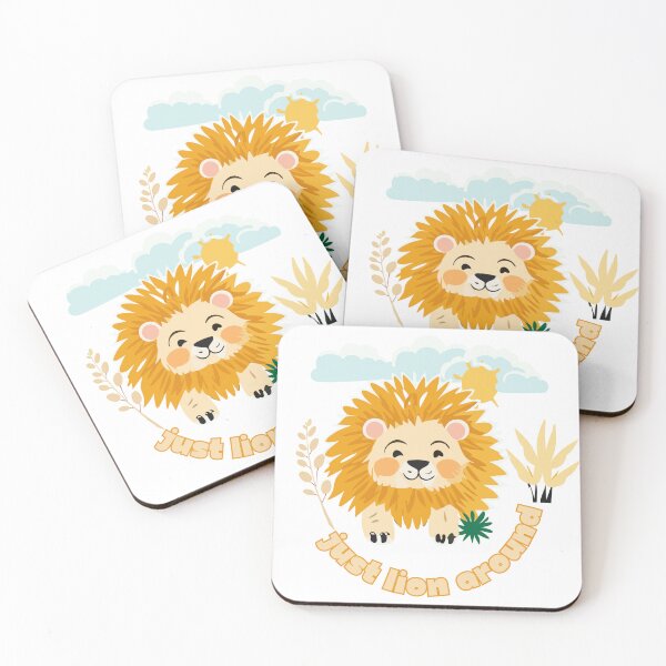 Item preview, Cute lion just lion around designed and sold by FocalFrenzy.