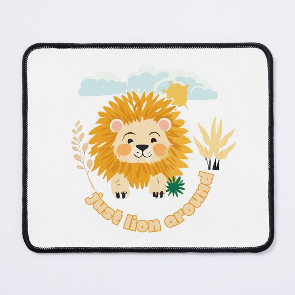 Item preview, Cute lion just lion around designed and sold by FocalFrenzy.