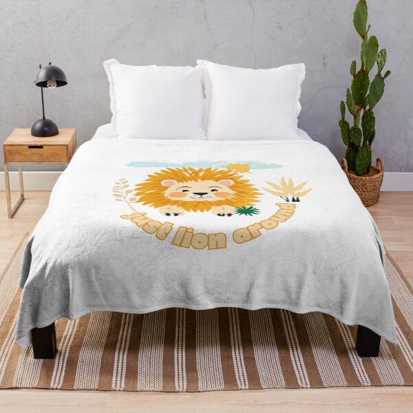 Item preview, Cute lion just lion around designed and sold by FocalFrenzy.