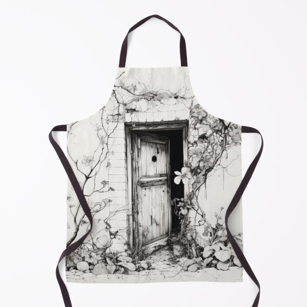 Item preview, Black & White Garden Portal designed and sold by StirCrazyDesign.