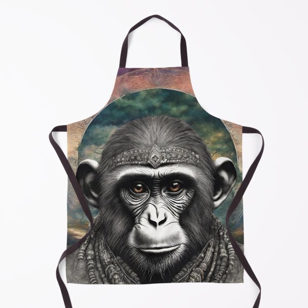Item preview, Cute Monkey Meditating In Its Spiritual Zen Vibes designed and sold by Cuteanimalgifts.