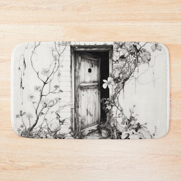 Item preview, Black & White Garden Portal designed and sold by StirCrazyDesign.