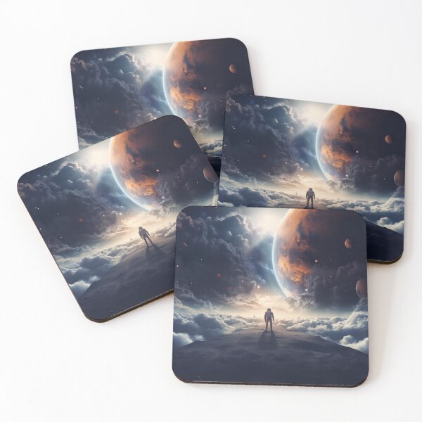 Item preview, Astronaut Sci Fi Futuristic, Outer Space Universe Ethereal Magical designed and sold by SayItWithYours.