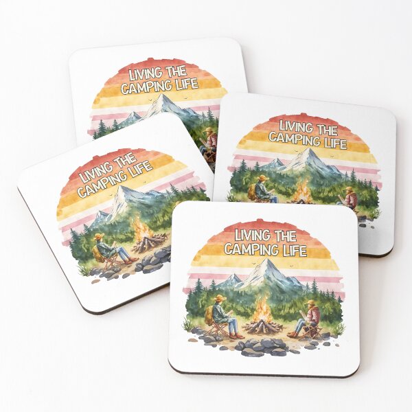 Item preview, Living The Camping Life designed and sold by Delemore Art.