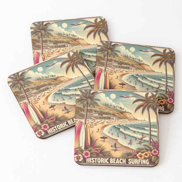 Item preview, Historic Beach Surfing  designed and sold by HippieFarms11.