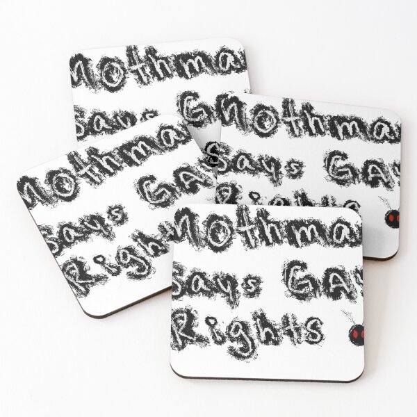Item preview, Mothman Says Gay Rights designed and sold by TheRatatatnat.