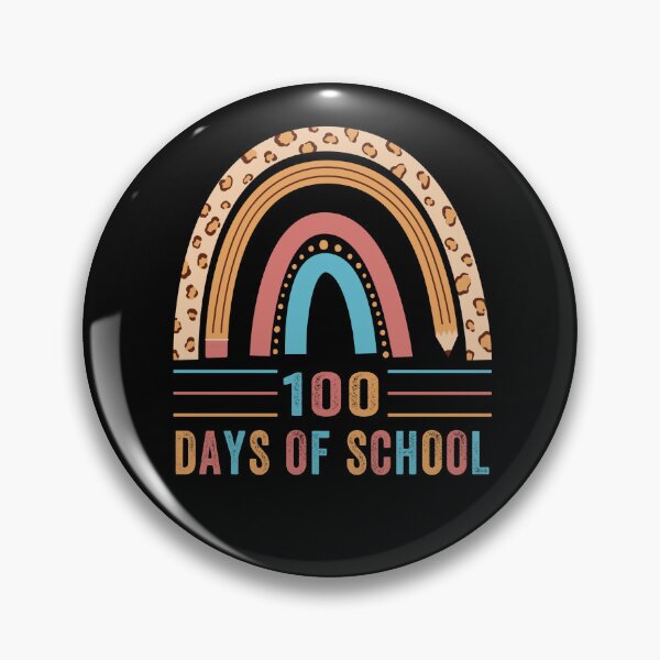Item preview, Retro 100 Days Of School Rainbow 100th Day Of School Girls T-Shirt designed and sold by DeeplyArt.