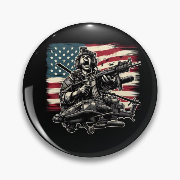 Item preview, AMERICA APACHE HELICOPTER RAHHHHH designed and sold by BeztProductz.