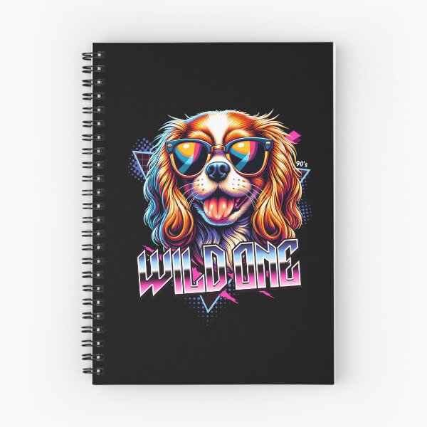 Artikelvorschau, Wild One Cavalier King Charles Spaniel Hund entworfen und verkauft von RedDesignSyc.