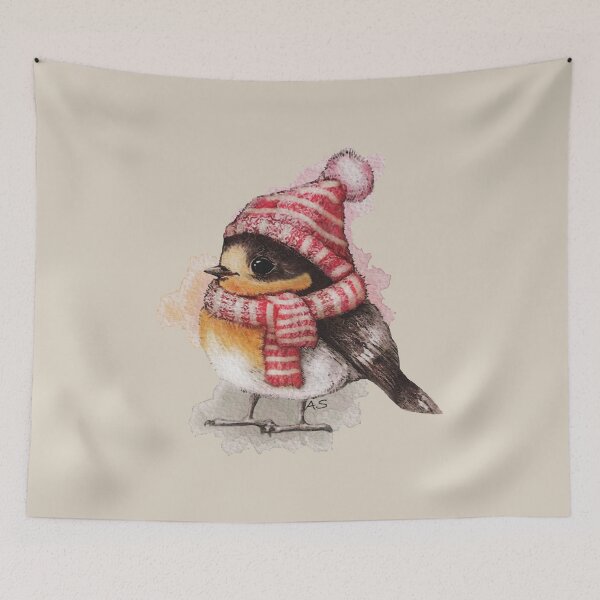 Item preview, Cute Robin redbreast bird watercolor designed and sold by antonietta40.