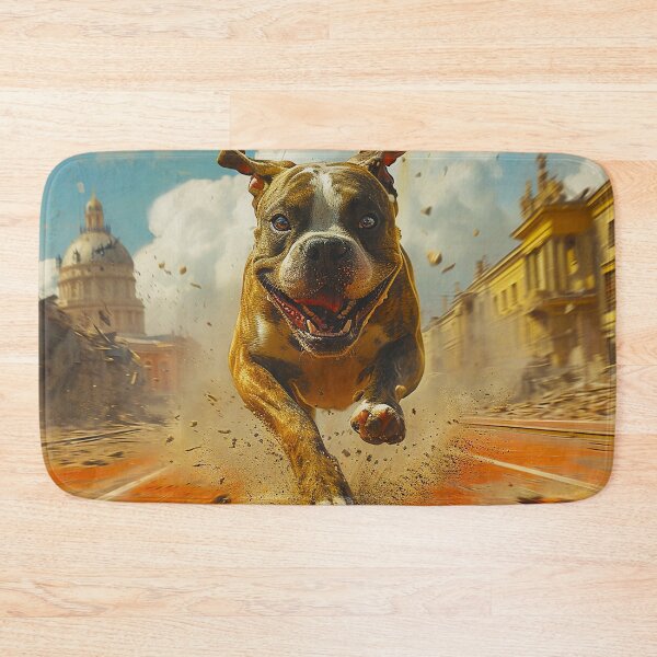 Item preview, Dog running the 100m at the Olympic Games designed and sold by lylange.