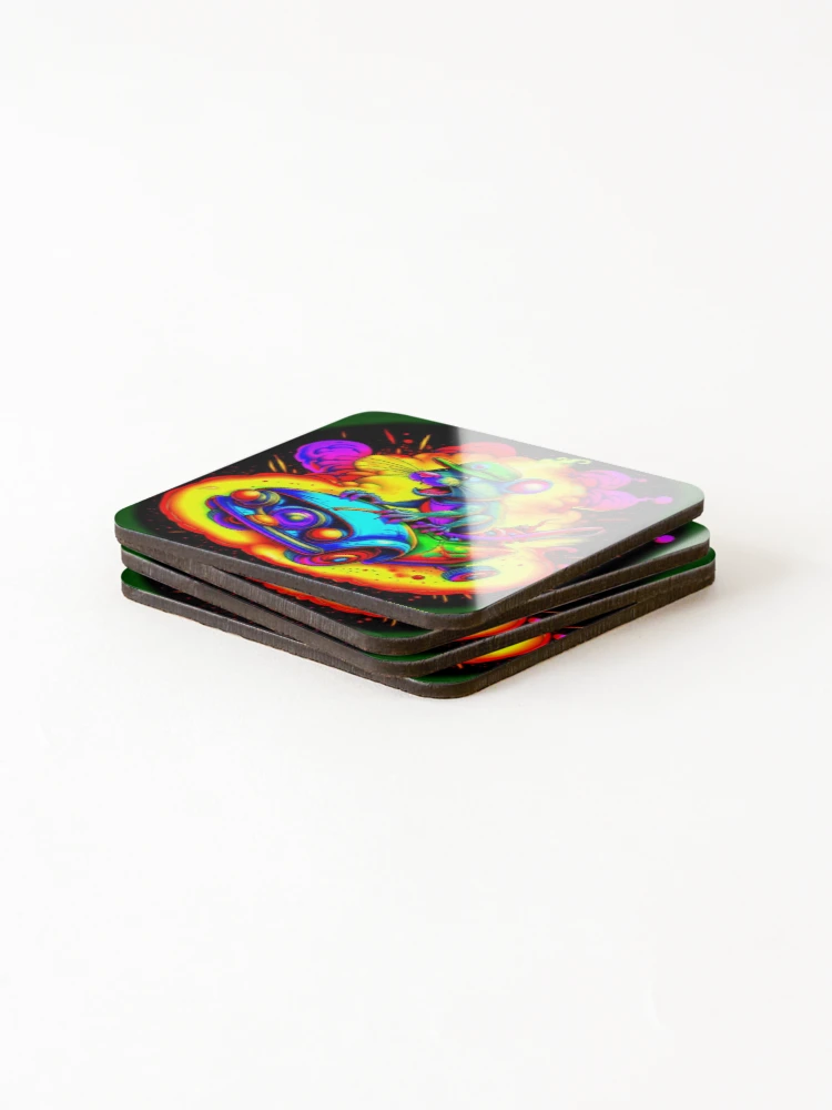 Thumbnail 4 of 5, Coasters (Set of 4),   FAST Rats 11 designed and sold by degworld.