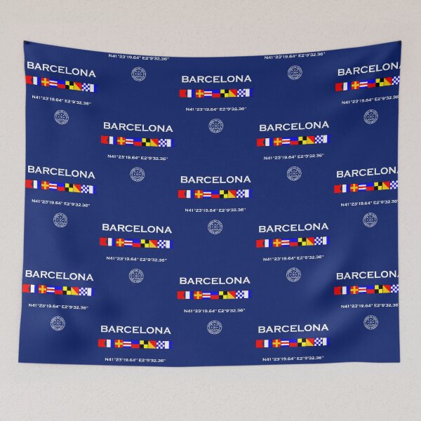 Item preview, Barcelona nautical flags designed and sold by TerradVents.