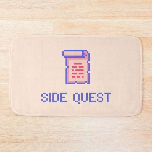 Item preview, SIDE QUEST with pixel art scroll designed and sold by lisousisa.
