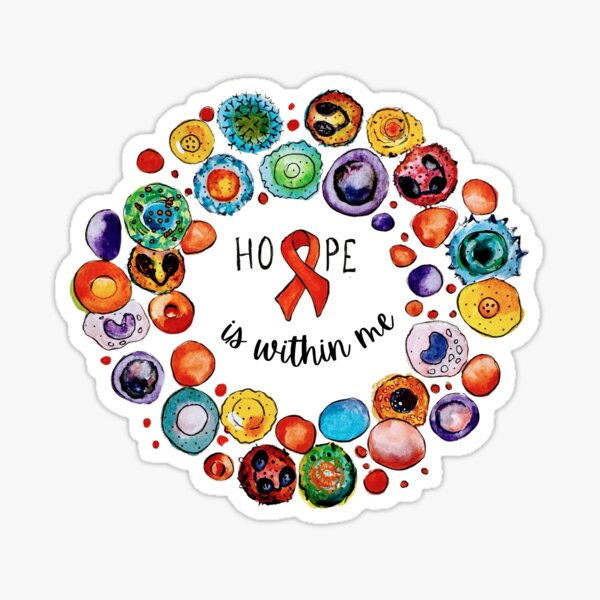 Leukemia Lymphoma Hope Sticker