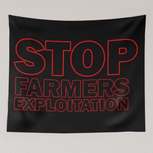 Item preview, Detener la explotación de los agricultores designed and sold by Echonn.