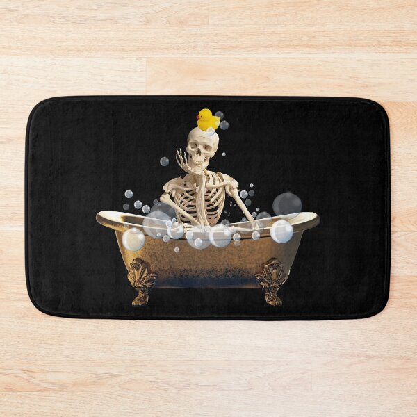 Item preview, Skeleton relaxing in the bath  designed and sold by Paula-Ziolek.