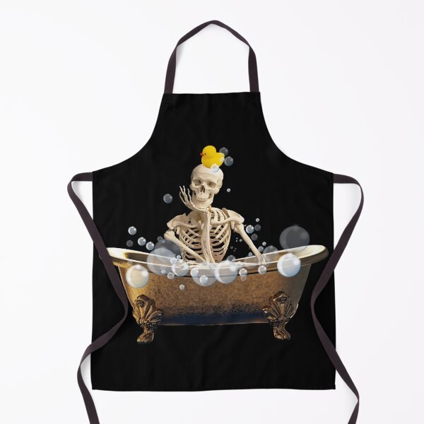 Item preview, Skeleton relaxing in the bath designed and sold by Paula-Ziolek.