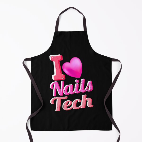 Item preview, I Love Nails Tech Valentines Day Nails Girls Nails Lover T-Shirt designed and sold by DeeplyArt.