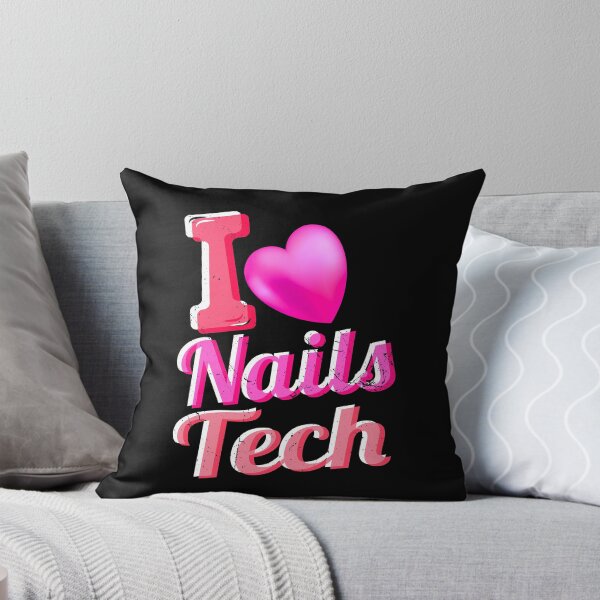 Item preview, I Love Nails Tech Valentines Day Nails Girls Nails Lover T-Shirt designed and sold by DeeplyArt.