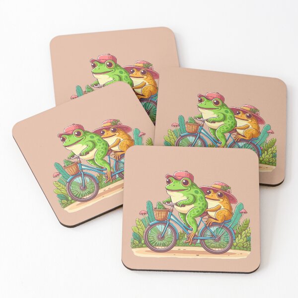 Item preview, Frog & Toad Bicycle designed and sold by Myra365Art.