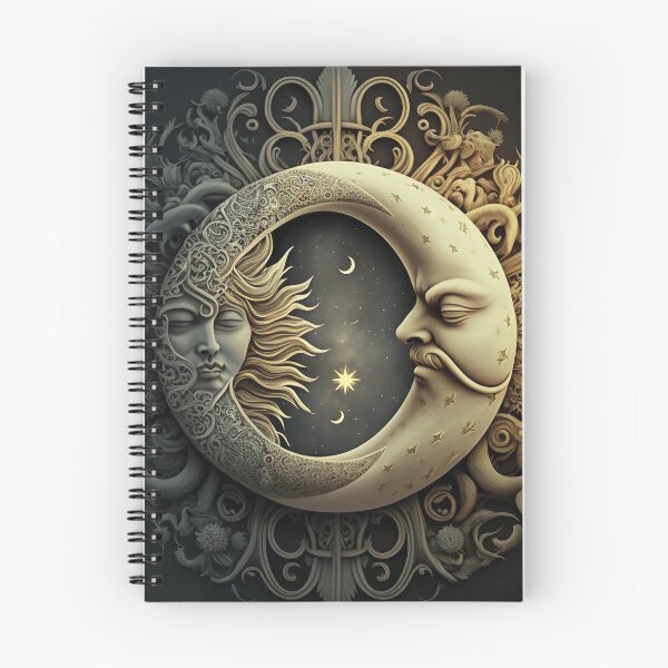 Item preview, Crescent Moon and Sun designed and sold by CosmicAnomaly.