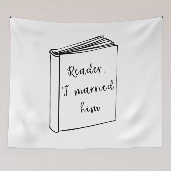 Item preview, Reader, I married him - Jane Eyre, Charlotte Bronte designed and sold by PoesyInPrint.