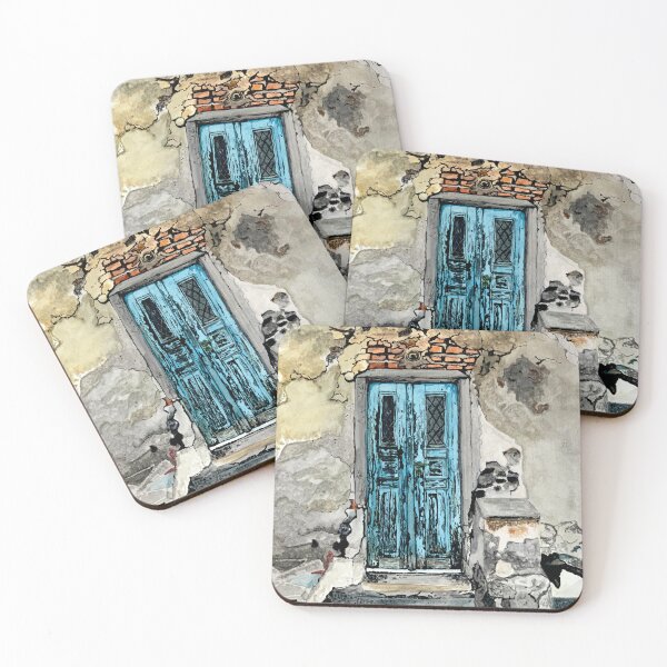 Item preview, Old Blue Door designed and sold by pamelacuddihy.